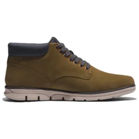 Bradstreet leren chukka-laarzen “Olive Nubuck”
