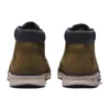 Bradstreet leren chukka-laarzen “Olive Nubuck”