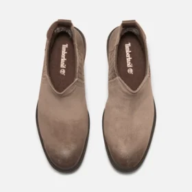 Brimfield Mid Chelsea-laarzen voor dames – Bruin suède