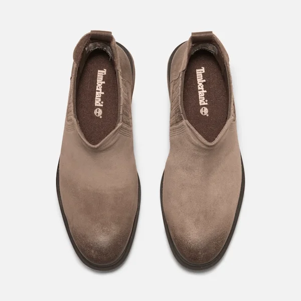 Brimfield Mid Chelsea-laarzen voor dames – Bruin suède Brimfield Mid Chelsea-laarzen voor dames – Bruin suède