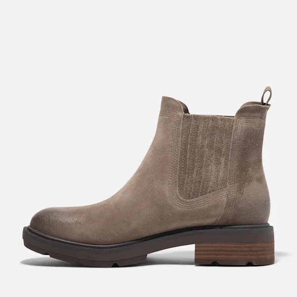 Brimfield Mid Chelsea-laarzen voor dames – Bruin suède Brimfield Mid Chelsea-laarzen voor dames – Bruin suède