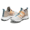 Brooklyn leren en stoffen Oxford-sneakers “Light Beige Mesh”
