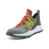 Brooklyn leren en stoffen Oxford-sneakers “Medium Grey Mesh with Red”