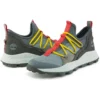 Brooklyn leren en stoffen Oxford-sneakers “Medium Grey Mesh with Red”