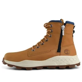 Brooklyn Side Zip Laarzen “Tarwe Nubuck”