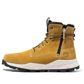 Brooklyn Side Zip Laarzen “Tarwe Nubuck met camouflage”