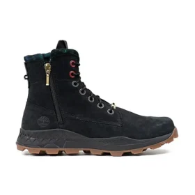 Brooklyn Side Zip Laarzen “Zwart Nubuck”