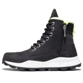 Brooklyn Side Zip Laarzen “Zwart Wit”