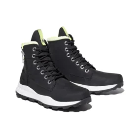 Brooklyn Side Zip Laarzen “Zwart Wit”