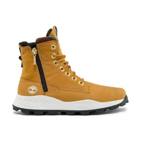 Brooklyn Side Zip Sneaker Wide Fit Laarzen “Tarwe Nubuck met Camouflage”