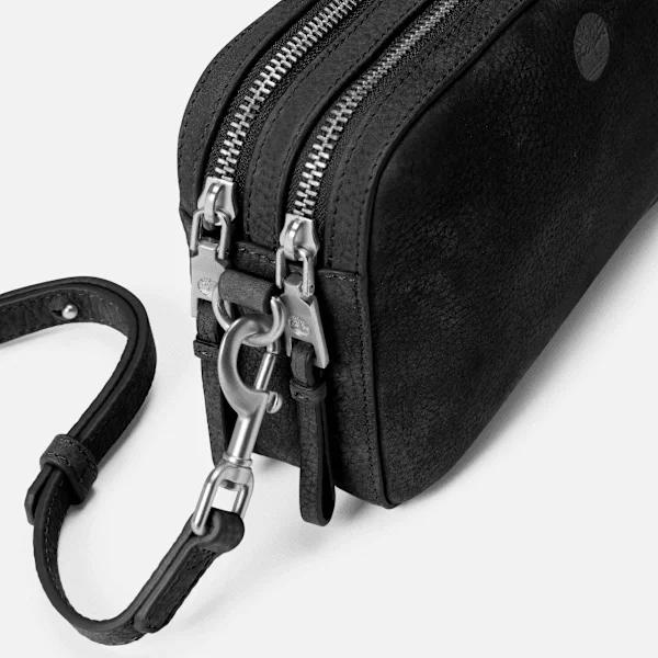 Camera-tas van generfd leer Camera-tas van generfd leer