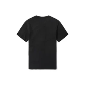 Casual ronde kraag met print voor heren, zwart