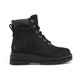 Cheyenne Valley Mid Wide Fit-laarzen “Zwart Nubuck”