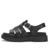 Clairemont Way Fisherman Sandalen “Zwart Nubuck”