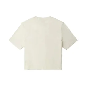 Crop-T-shirt met print “White”