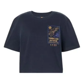 Cropped T-shirt “Navy”