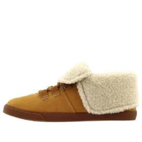 Dausette fleece laarzen met omgeslagen boord “Bruin”
