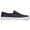 Davis Square Slip-Ons “Zwart Nubuck”