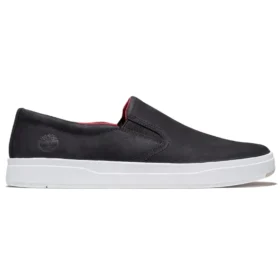 Davis Square Slip-Ons “Zwart Nubuck”