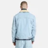 Denimjas met corduroy kraag Denimjas met corduroy kraag