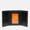 Drievoudige Trifold portemonnee van glad leer voor heren Drievoudige Trifold portemonnee van glad leer voor heren