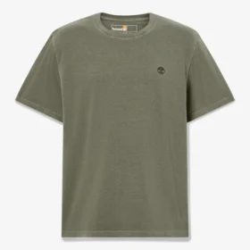 Dunstan River T-shirt met korte mouwen voor heren, in de massa geverfd