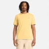 Dunstan River T-shirt met korte mouwen voor heren, in de massa geverfd