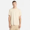 Dunstan River T-shirt met korte mouwen voor heren, in de massa geverfd