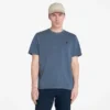 Dunstan River T-shirt met korte mouwen voor heren, in de massa geverfd