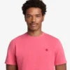 Dunstan River T-shirt met korte mouwen voor heren, in de massa geverfd