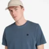 Dunstan River T-shirt met korte mouwen voor heren, in de massa geverfd