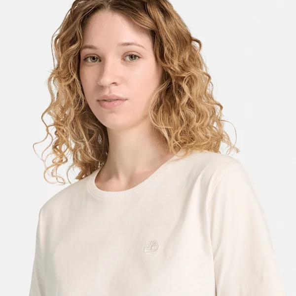 Dunstan T-shirt met korte mouwen voor dames – Vintage White Dunstan T-shirt met korte mouwen voor dames – Vintage White