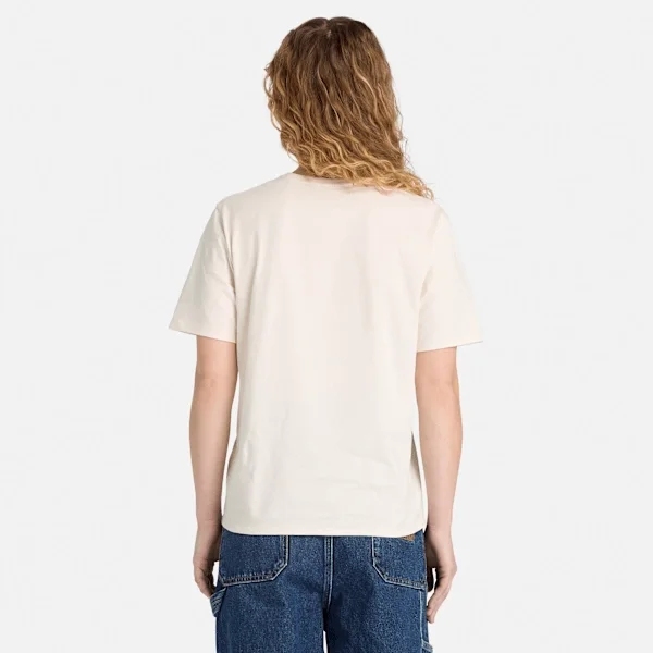 Dunstan T-shirt met korte mouwen voor dames – Vintage White Dunstan T-shirt met korte mouwen voor dames – Vintage White