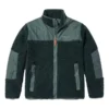 Earthkeepers by Raeburn fleecejas met hoge pool “Balsam Green”