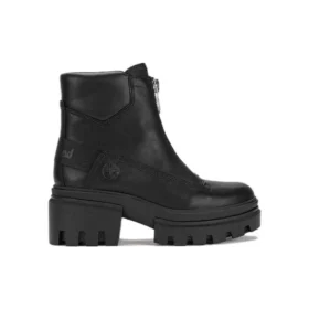 Everleigh laars met ritssluiting aan de voorkant “Zwart Nubuck”