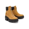Everleigh laarzen met ritssluiting aan de voorkant “Tarwe Nubuck”