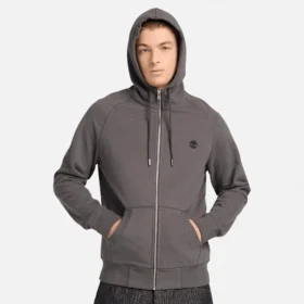 Exeter River-hoodie met volledige ritssluiting voor heren