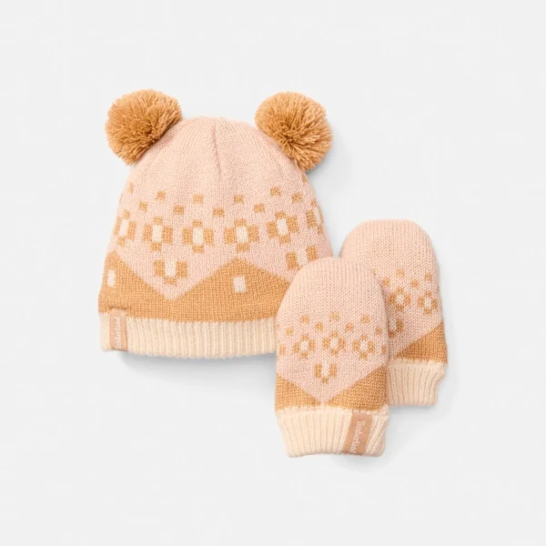 Fairisle-hoeden- en wantenset voor kinderen Fairisle-hoeden- en wantenset voor kinderen