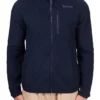 Fleece-Sweatshirt met logo en zakken “Navy”