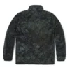Fleecejas met camouflageprint “Groen Zwart”