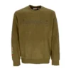 Geborduurde merksweater “Olive Green”