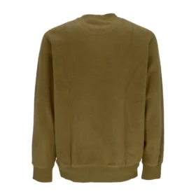 Geborduurde merksweater “Olive Green”