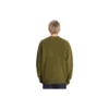 Geborduurde merksweater “Olive Green”