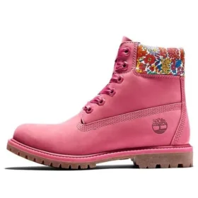 Gemaakt met Liberty-stoffen 6-Inch Boot “Pink”