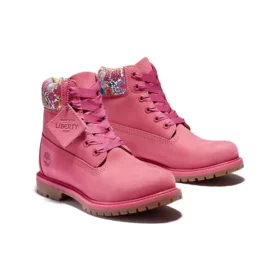 Gemaakt met Liberty-stoffen 6-Inch Boot “Pink”
