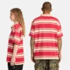 Gestreepte rugbypoloshirt met korte mouwen Gestreepte rugbypoloshirt met korte mouwen