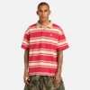 Gestreepte rugbypoloshirt met korte mouwen Gestreepte rugbypoloshirt met korte mouwen