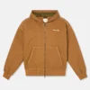 Gewassen duck canvas Bomberjack met capuchon