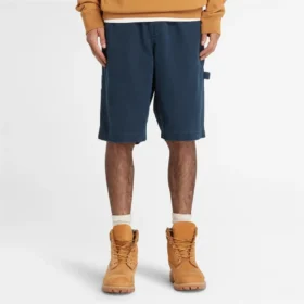 Gewassen Heavy Twill Carpenter Korte broeken “Navy”
