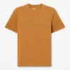 Gewassen T-shirt met geborduurd logo voor heren Gewassen T-shirt met geborduurd logo voor heren